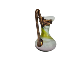 Tubi Vadan - Glas, gefuseerd met Iri(di)serend Koper/Brons | Roemenië, 1970-1990.