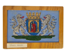 Stads & Provinciewapens - Historische Wapenschilden - hout - (8) -  2e helft 20e eeuw