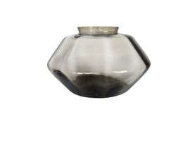 Leerdam glas - Andries Copier - rookglas - discusvaas - model GL 697 - 1930's