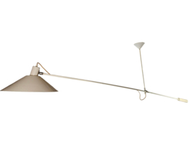 Anvia - ontwerp J.J.M. Hoogervorst - model 5018 - 'swingarm' - countergewicht - plafondlamp   - 1950's