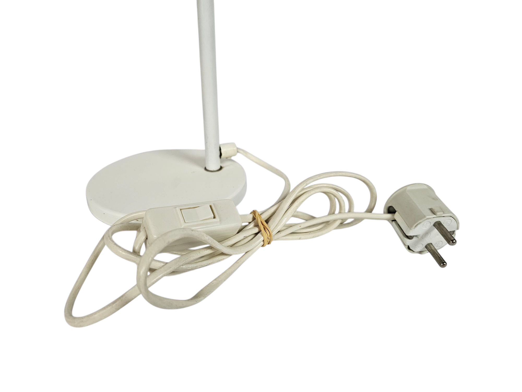 Hala Zeist - model 768 - tafellamp - wit - flexibele hals - 3e kwart 20e eeuw