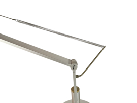 Ikea - model Huvik - aluminium - telescoop bureaulamp - Zweden - 90's