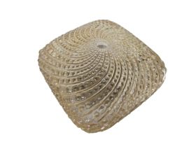 Glashutte Limburg - Tynell stijl - plafonniere - amber - 3e kwart 20e eeuw