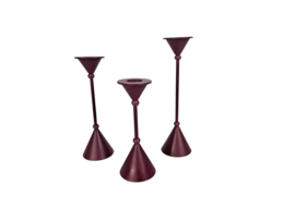 Memphis Milano stijl | kandelaar houders | set van 3 | 80's |