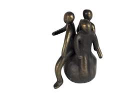 Brons - beeldje - 'Uit de ring stappen' - Maarten Benschop - 2000