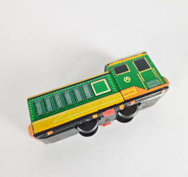 Vintage - Technofix Trein en wagon - blik - Made in West Germany - opwindbaar - 60's