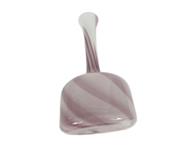 Empoli glas - AV Hand - opaline - mondgeblazen - 50's - gevlamd - swirl -
