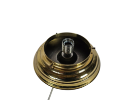 Dutch design - Giso Gispen - model Lauritsen -  plafonnière - opaalglas - messing - 2000