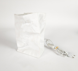 Sompex Collection - keramische papieren zak tafellamp - 90's