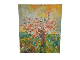 Petronella Humfeld - Stilleven - Modern-Impressionistisch - 'Voorjaar' - impasto techniek' - 1960's