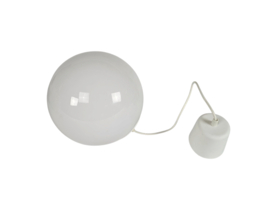 Happy Lights - Vintage hanglamp - Globe - Ochtendnevel - opaalglas - metaal - 70's