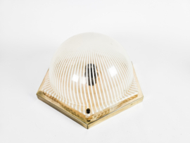 Plafondlamp - Hollywood Regency Stijl - Acryl - Messing - 80'S