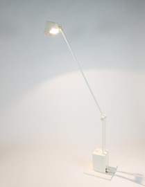 Hala Zeist - bureaulamp - telescoop lamp - wit - verstelbaar - 80's