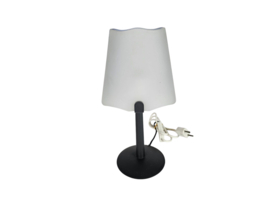 Murano - tafellamp - gesatineerd glas - kunststof - Italie - 1980's