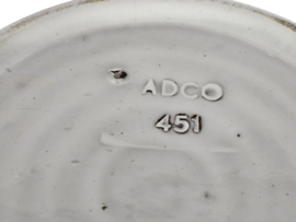 Adco keramiek - Groninger Steenfabriek N.V. - model 451 - wit glazuur -  60's