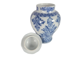 Petrus Regout - kaststel  -  decor: 'Japansch' - trompet vazen - (3 delig) - antiek - handbeschilderd - blindmerk - 1890/1910