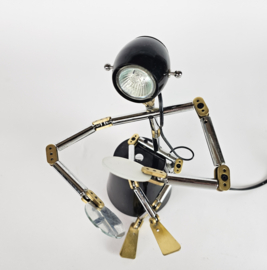 Osqar lamp  - Ygnacio Baranga - robot lamp - mid century modern - Kumade - 1980