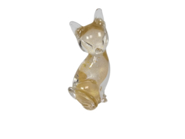 Archimede Seguso Murano - Bladgoud  - Gesigneerd - Italie - 1960's