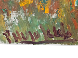 Petronella Humfeld - Stilleven - Modern-Impressionistisch - 'Voorjaar' - impasto techniek' - 1960's