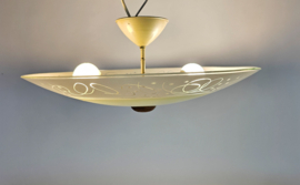 Philips - paraplulamp - glas - metaal - Holland - 1960's