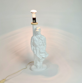 Tafellamp - Detective - Lantaarnpaal lamp - keramiek - post modern - 80's