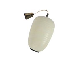 Stilnovo stijl  - attr. Bruno Chiarini - pendant - messing - opaalglas - Italie - 60's