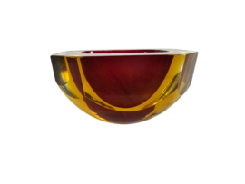 Murano Sommerso - Flavio Poli - Facet geslepen - Italie - 60's