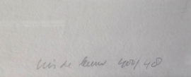 Iris de Leeuw - 'Hapiness' - zeefdruk - handgesigneerd - 1989