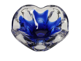 Josef Hospodska - Tsjechië - glasdesign - asbak - Chribska glassworks - 60's