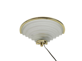 Happy Light - Vintage muurlamp - Hollywood Regency stijl - geperst glas - 80's