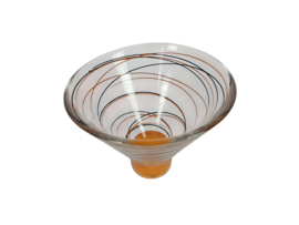 Nybro - Zweden - Handmade - slingervaas - glas - kristal - 1990's