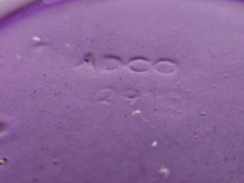 Adco keramiek - Groninger Steenfabriek N.V. - model 29 - paars-geel - 1938-'65