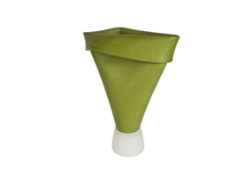 Dutch design - 'Amazing vase' - designer Johan Bakermans - rubber - oprolvaas - 90's