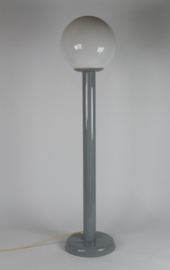 Vintage - Space age - vloerlamp - metaal - melkglas - 70's