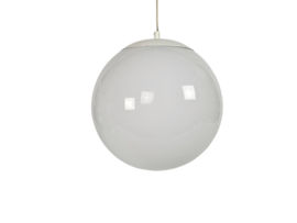 Hala Zeist - XL Globe - model 509 - opaalglas - metaal - 3e kwart 20e eeuw