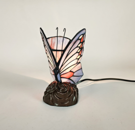 Mabrilux lighting  -  'Butterfly' - Tiffany stijl - glas en lood -  brons - 2000