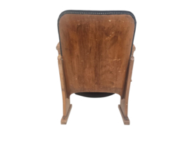 Bioscoopstoel - Theater Arm Stoel - hout - textiel - 1950's