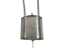 Hala Zeist  - flexibele armen - geborsteld aluminium - post modern - 80's