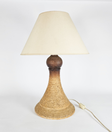 Tafellamp - Ravelli - Berkebast - bruin - 3e helft 20e eeuw