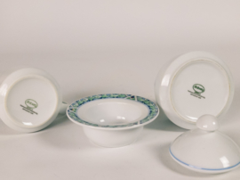 Arzberg - porselein - 8delig - Made for Albert Heijn - 90's