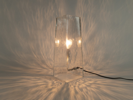 Hala Zeist - bureaulamp - massief glas - gesigneerd - 1975-2000