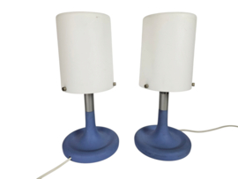 Ikea - Zweden - B0010 - tafellampjes (2) - kunststof design - 90's