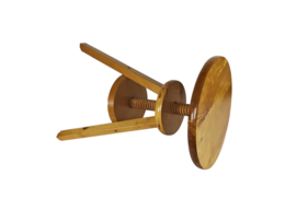 Vintage - houten atelierkruk - pianokrukje - plantenkruk - 90s