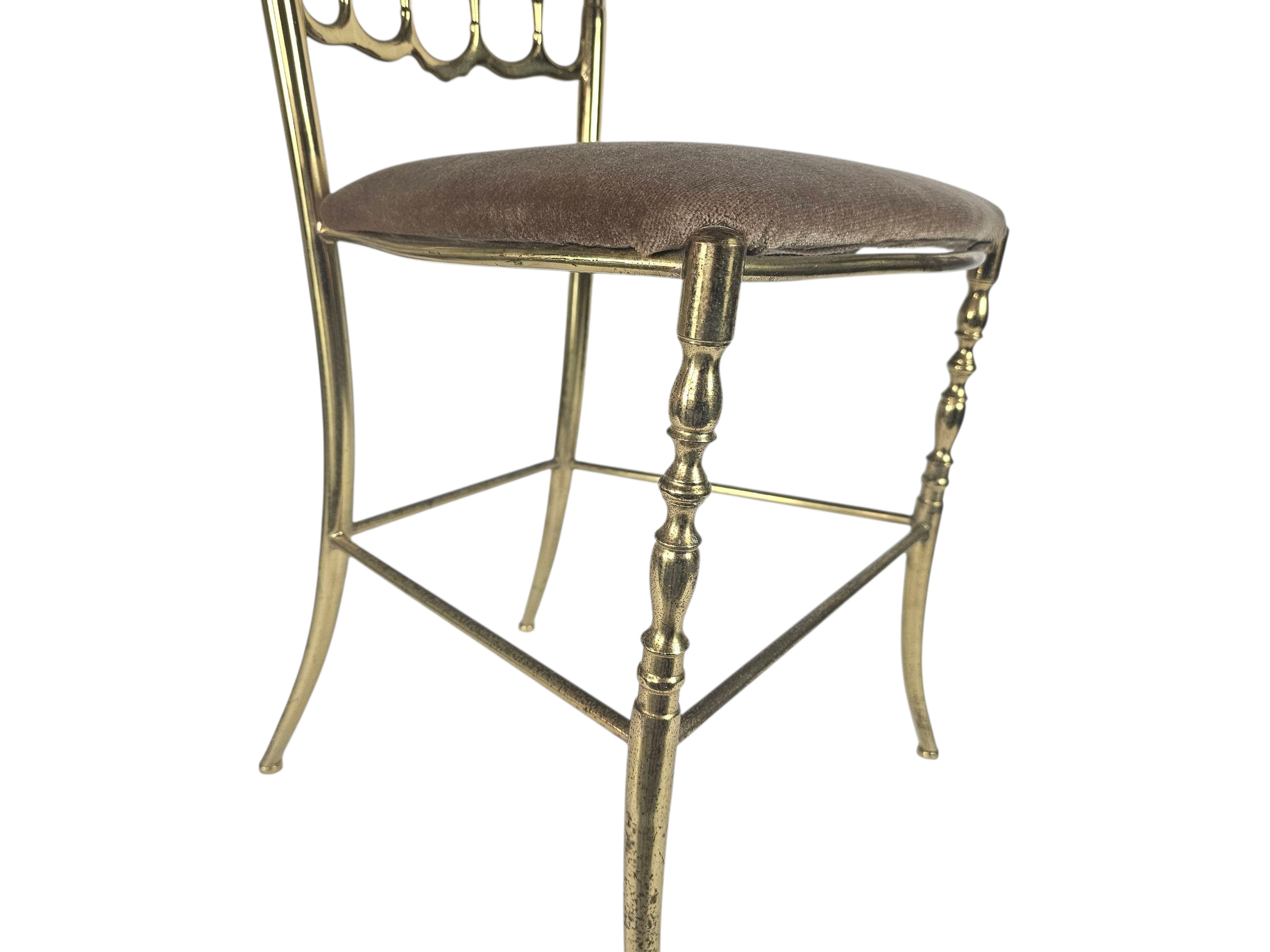 Italian design - Chiavari chair - High chair - messing - Italie - 1950's