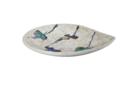 Regina - firma Van der Want & Barras - Floris Meydam - Kunstaardewerkfabriek - WB - handpainted - schaaltje - 1945-1970