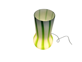 Hala Zeist - 'Zuurstok/Lolly lamp;  - Murano glas- tafellamp - 80's