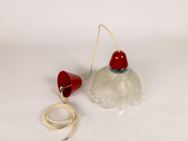 Erco Leuchten - Germany - hanglamp - holophane stijl - Space Age - kristal - 70's