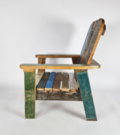 Kinder - Loungestoel - gerecycled hout - sloophout - 2000