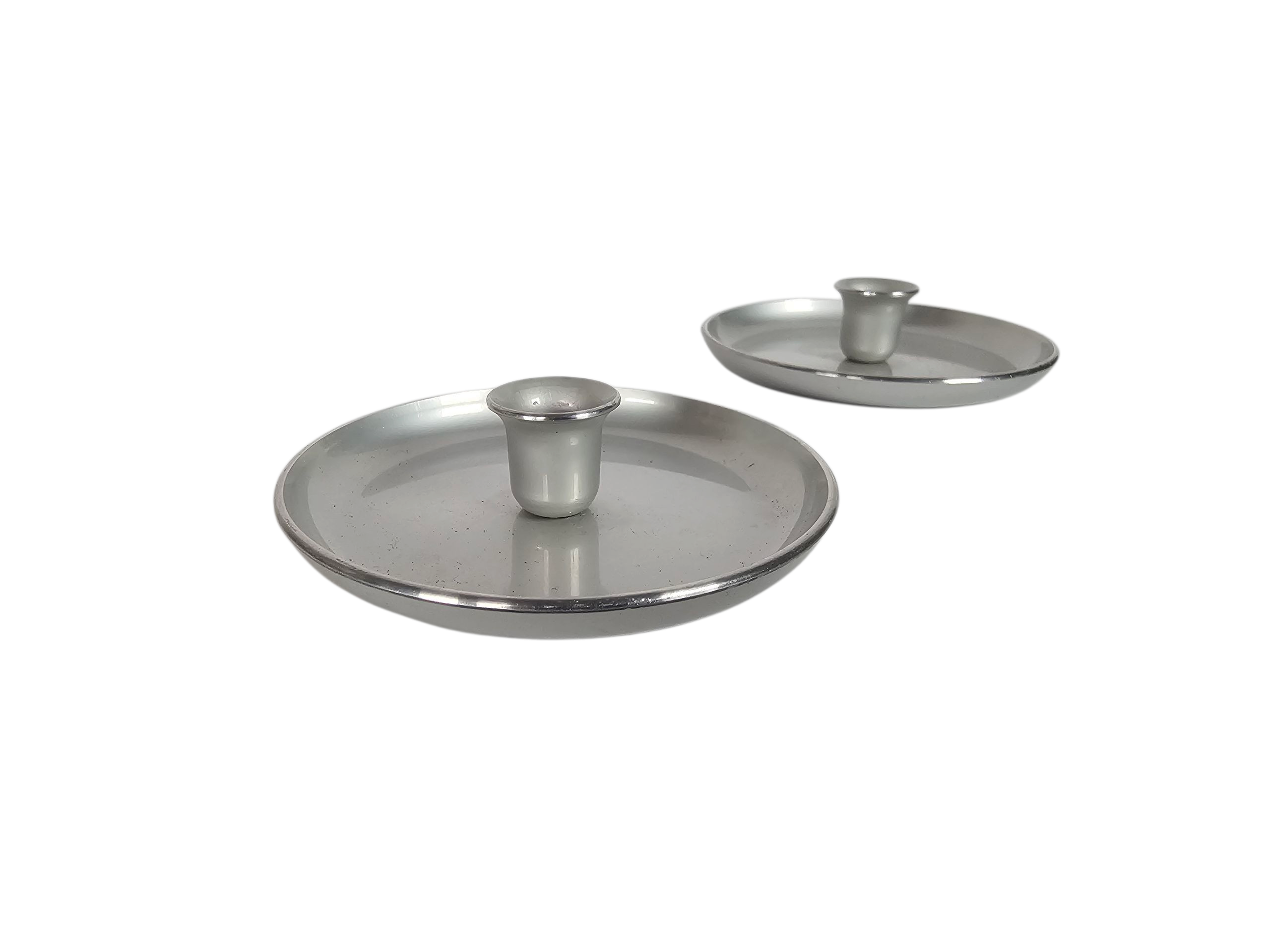 Emalox - candlestick (2) - emaille - design Bjørn Engø - Noorwegen - 3e kwart 20e eeuw