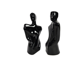 Modernistisch -  Nederlands  - Zwart -  Vrouw  - Man Beeldje - Lindsey B. stijl -  '80